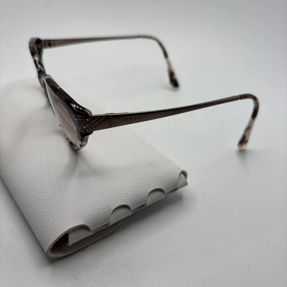 Versace Mod. 3166-B 999 Brown Pink Havana Eyeglasses Frame 51-15-135 Italy #282